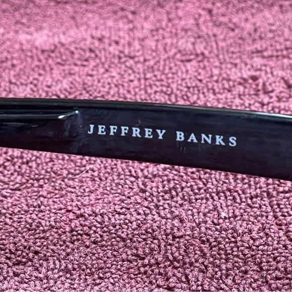 Jeffrey Banks Designer Men's Black Reading Glasses +1.50 NWOB - Picture 14 of 16